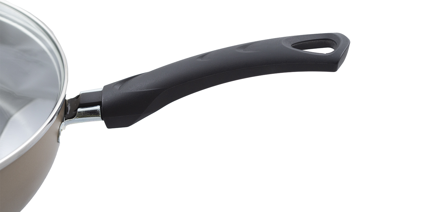 картинка Сотейник Sandy Ø 26 см - 2 ручки, стеклянная крышка от торговой марки Калитва ТМ