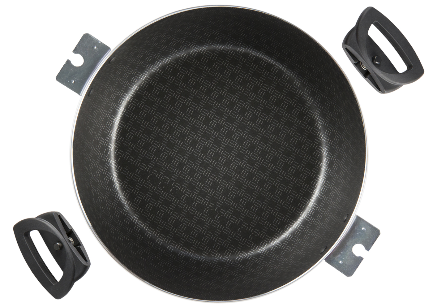 картинка Кастрюля LACE (Кружево) 4,0 л, Ø 24 см - 2 съемные ручки, стеклянная крышка от торговой марки Калитва ТМ