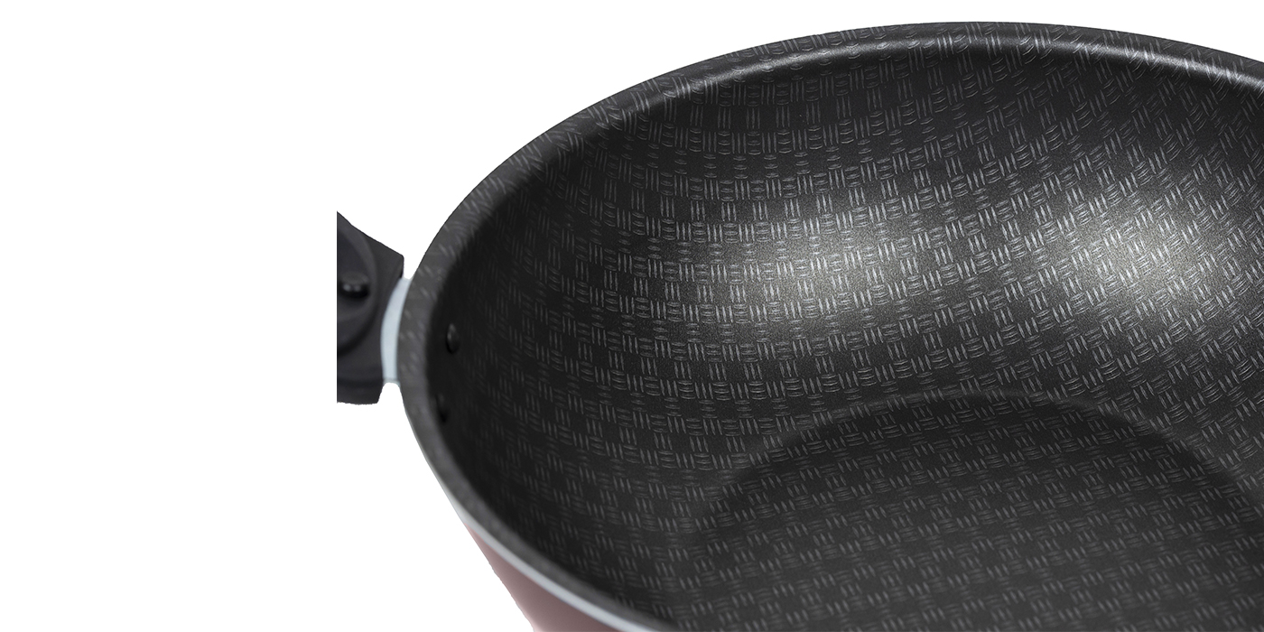 картинка Сковорода ВОК LACE (Кружево) Ø 28 см - 2 съемные ручки от торговой марки Калитва ТМ