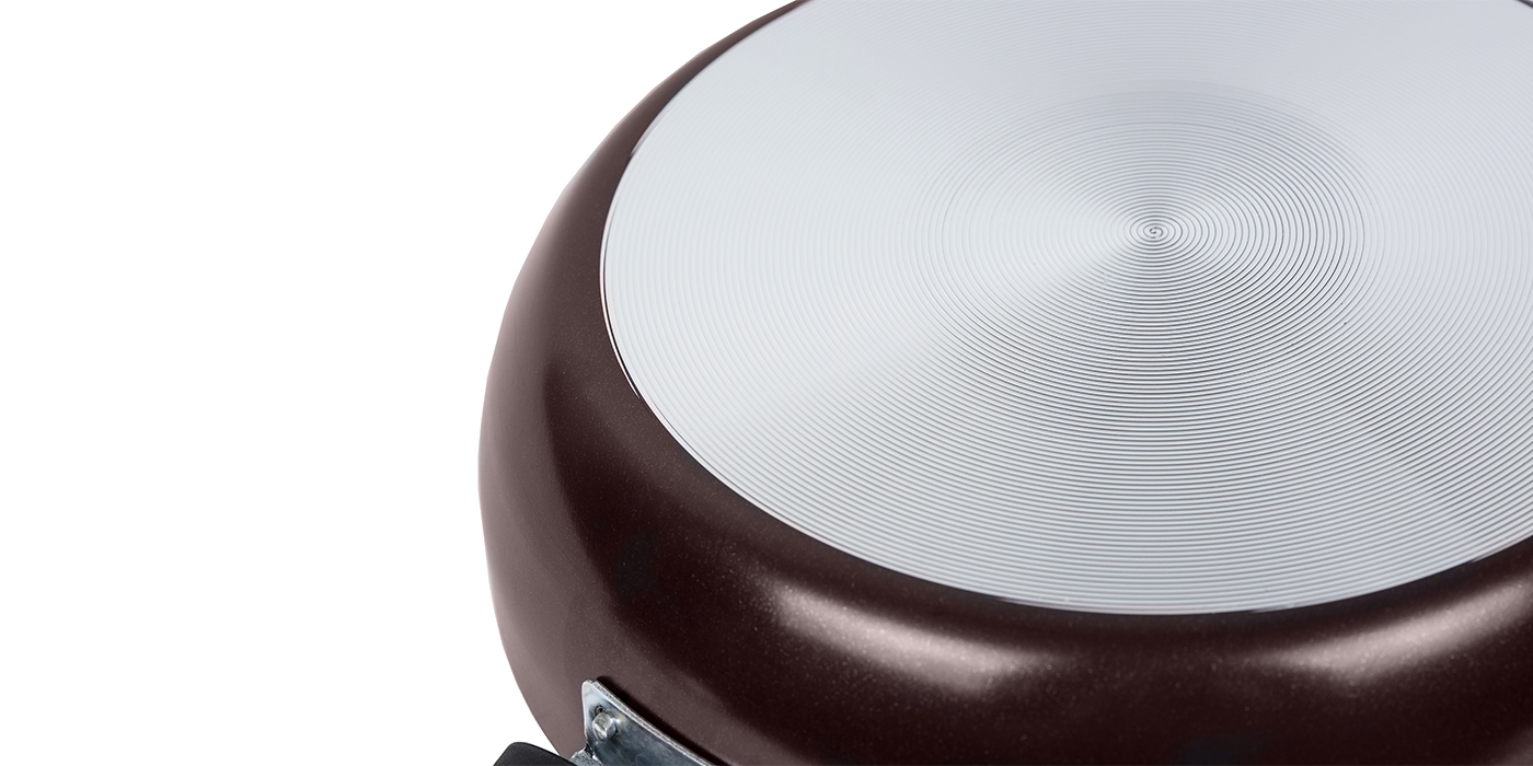 картинка Сотейник LACE (Кружево) Ø 26 см - 2 съемные ручки, стеклянная крышка от торговой марки Калитва ТМ