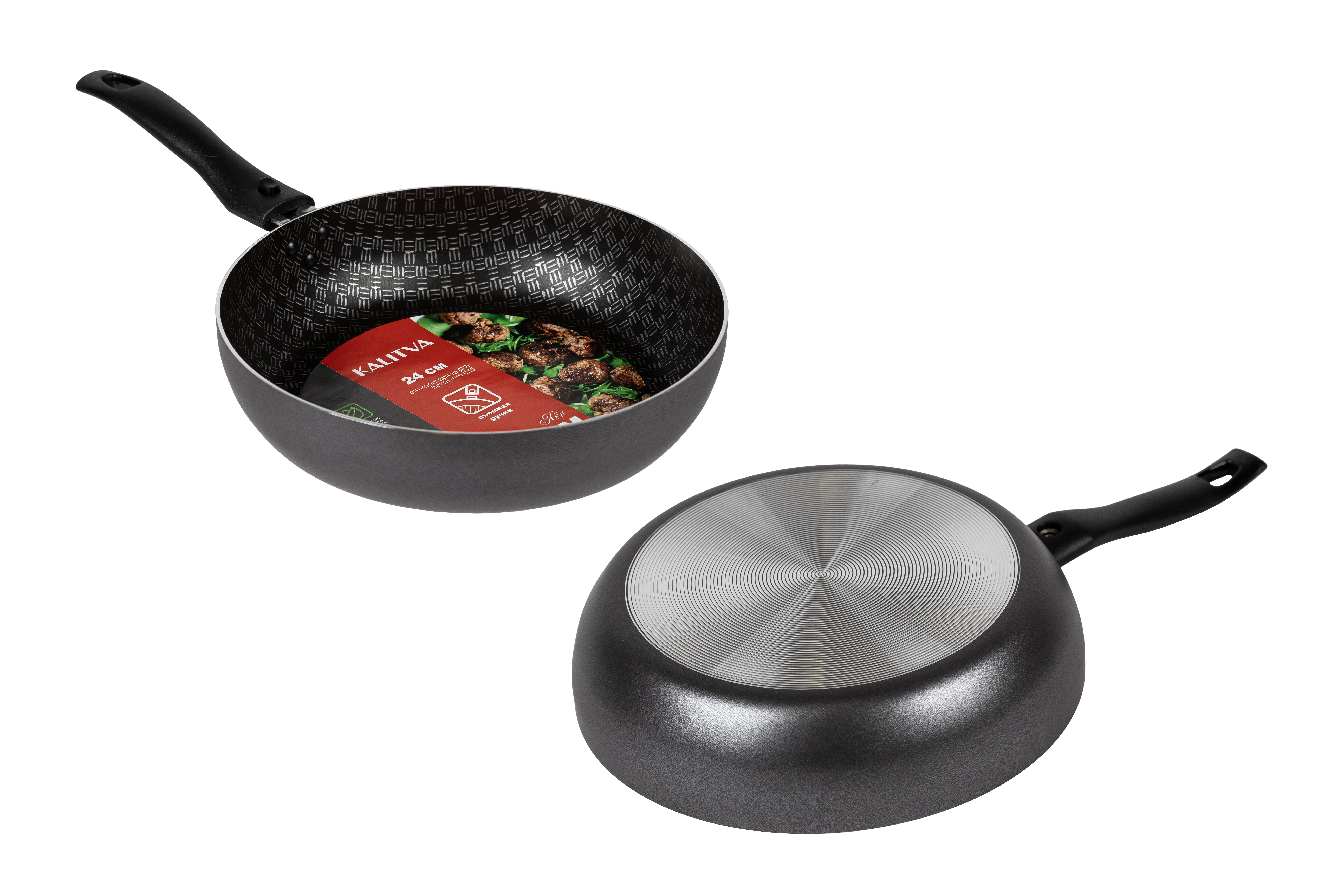 картинка Сотейник LINUM (Лён) Ø 24 см - 1 съемная ручка от торговой марки Калитва ТМ