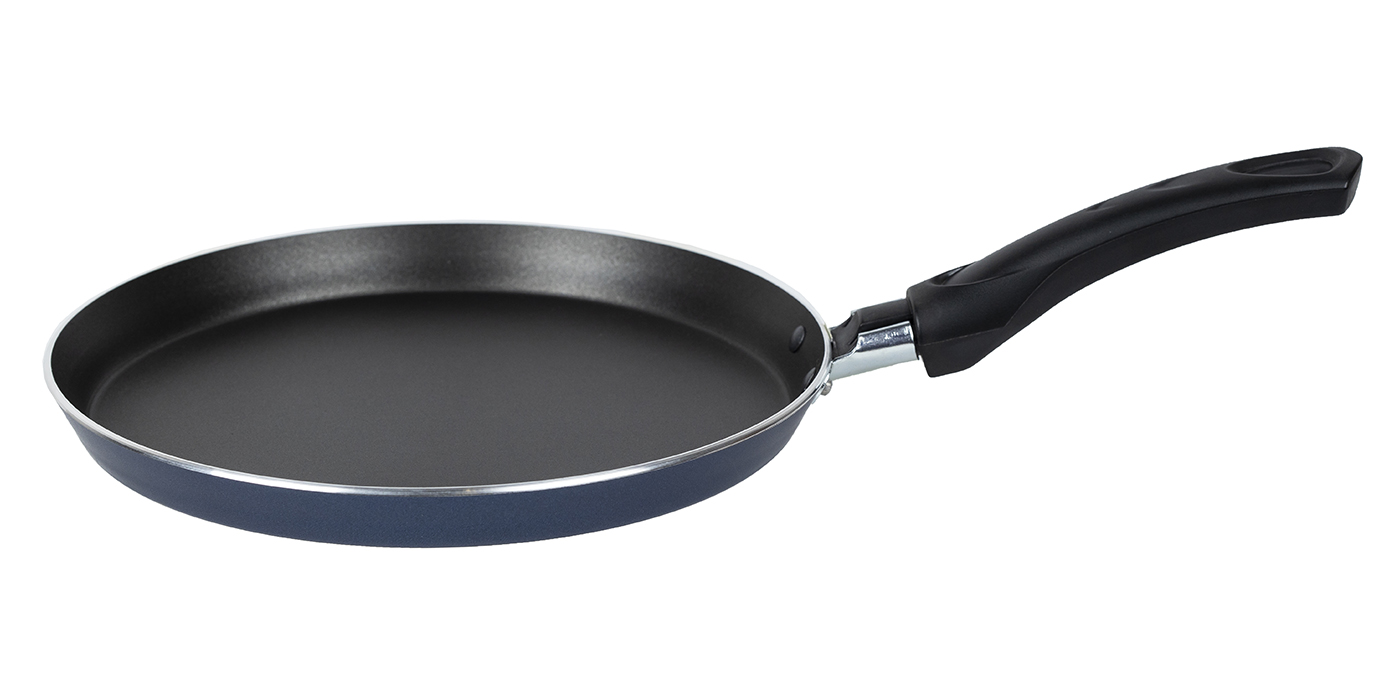 картинка Сковорода для блинов (блинница) САТИН Ø 22 см - 1 ручка от торговой марки Калитва ТМ