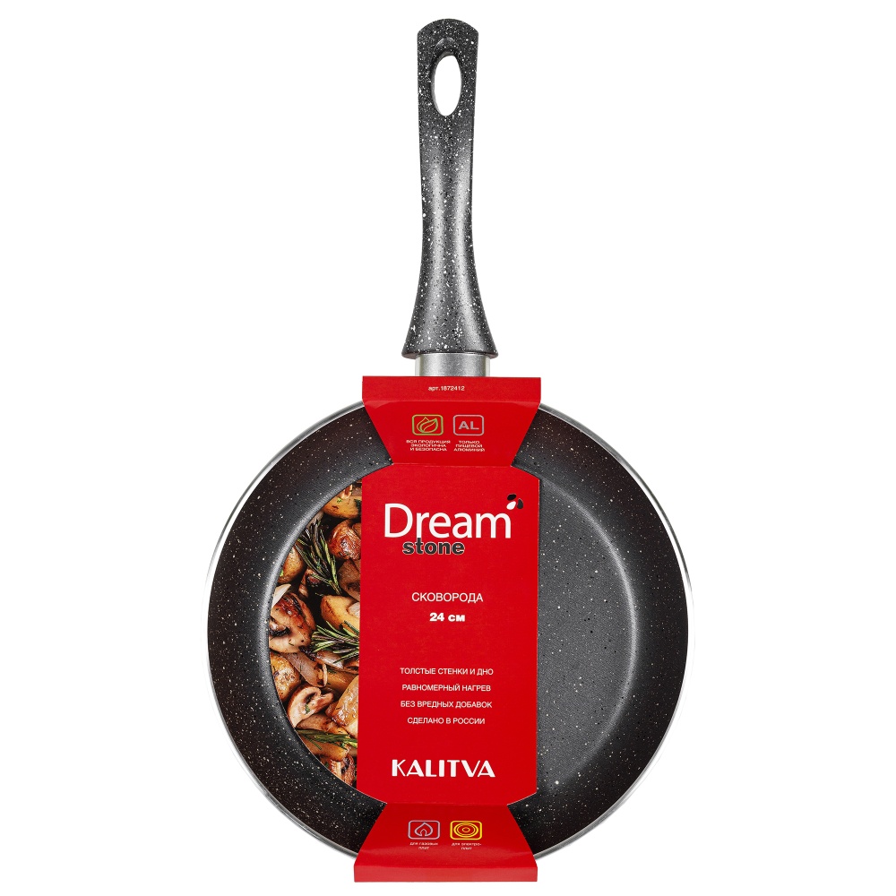 картинка Сковорода Dream Stone, диаметр 24 см от торговой марки Калитва ТМ