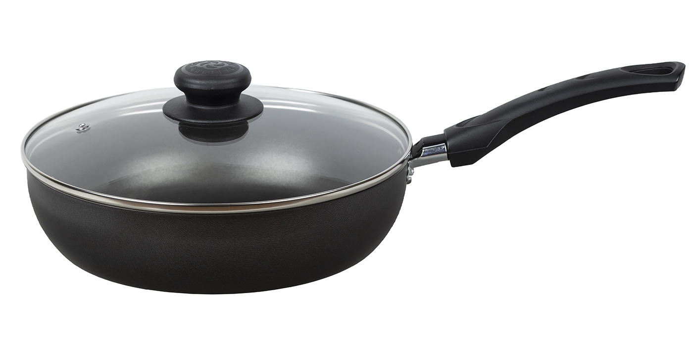 картинка Сотейник ATLAS (Атлас) Ø 24 см - 1 ручка, стеклянная крышка от торговой марки Калитва ТМ