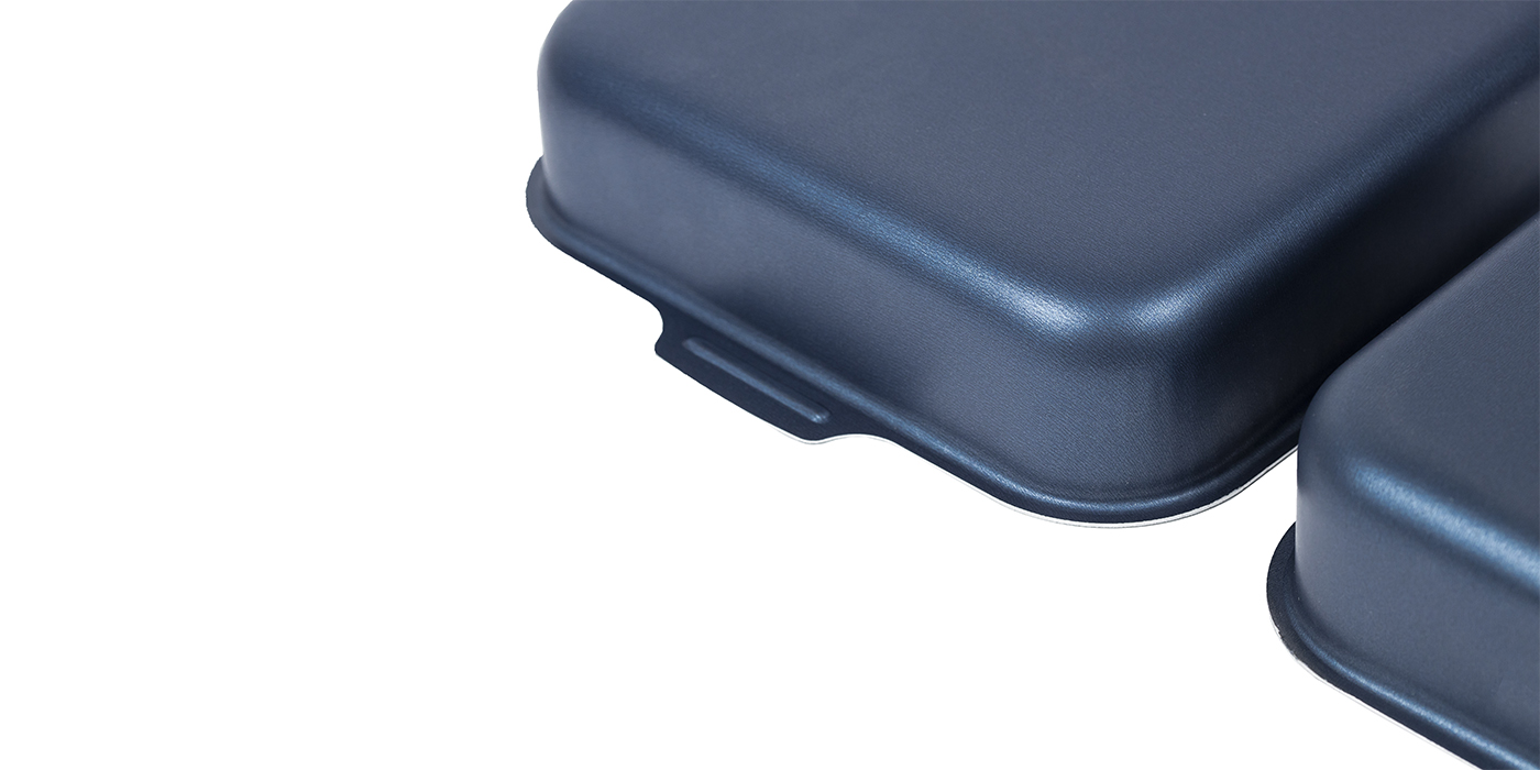 картинка Набор противней САТИН 190х250, 230х300мм - 2 ручки от торговой марки Калитва ТМ