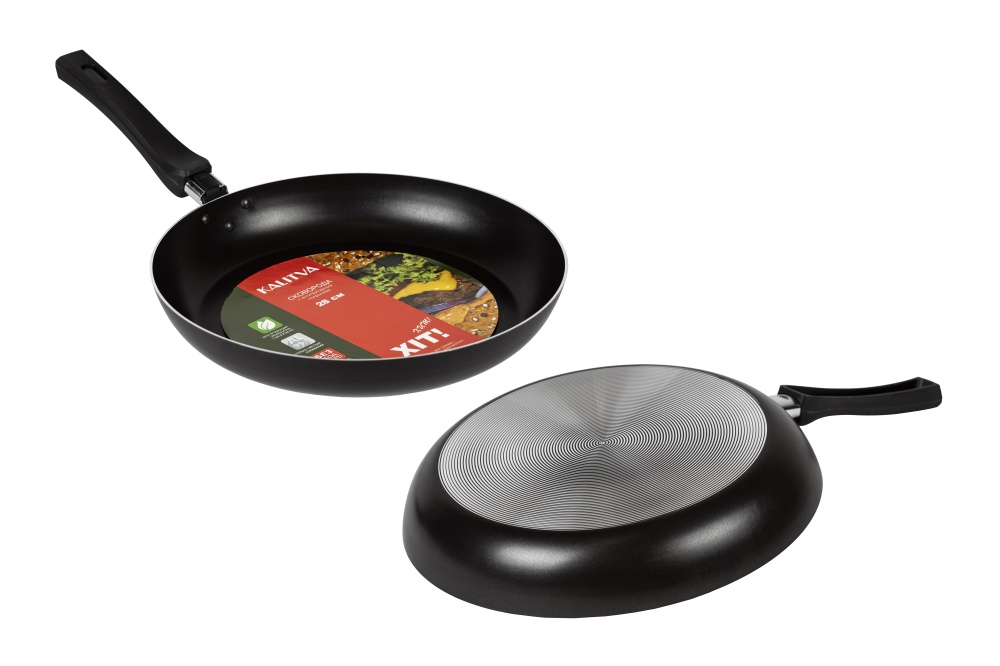 картинка Сковорода ХИТ!, черная, диаметр 28 см от торговой марки Калитва ТМ