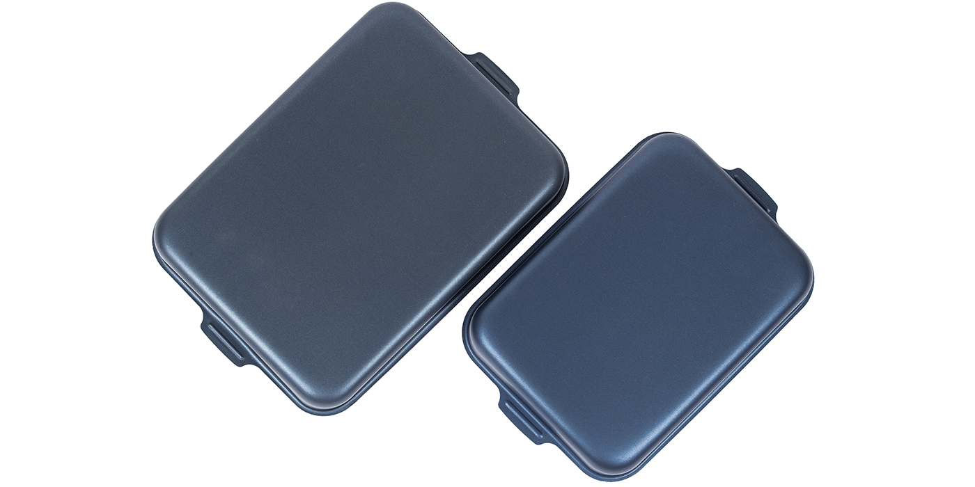 картинка Набор противней САТИН 230х300, 270х350мм - 2 ручки от торговой марки Калитва ТМ