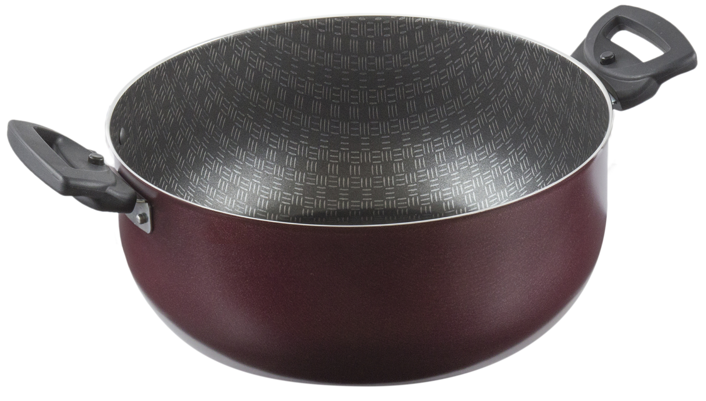 картинка Кастрюля LACE (Кружево) 4,0 л, Ø 24 см - 2 съемные ручки, стеклянная крышка от торговой марки Калитва ТМ