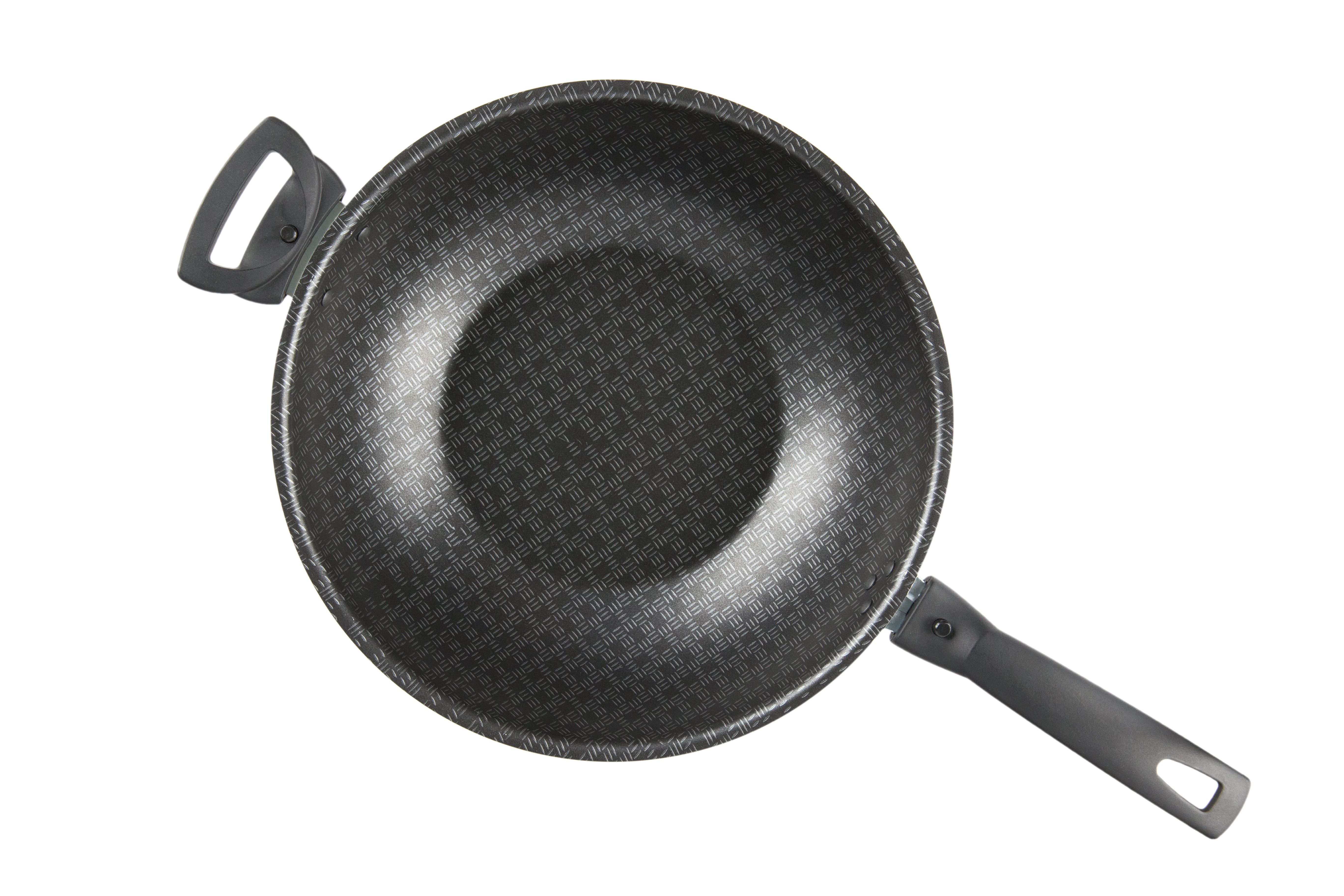 картинка Сковорода ВОК LACE (Кружево) Ø 28 см - 2 съемные ручки от торговой марки Калитва ТМ