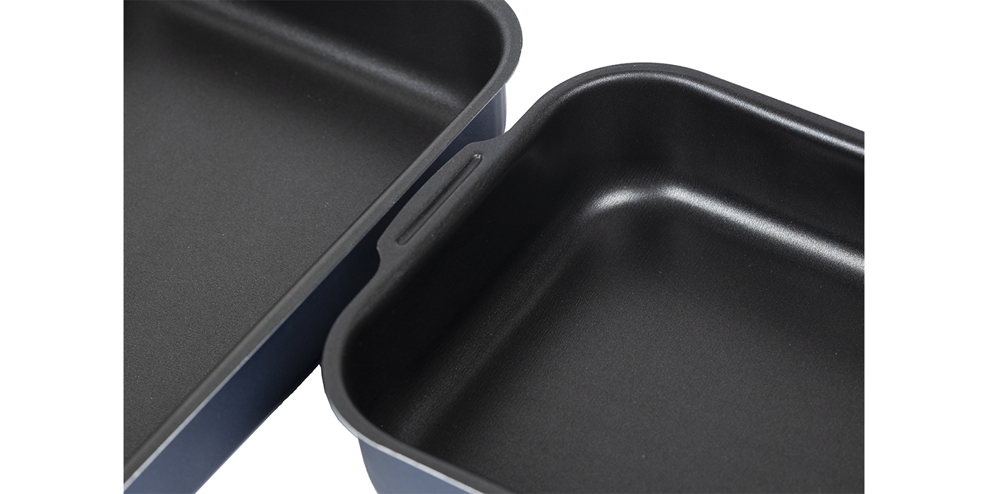 картинка Набор противней САТИН 190х250, 230х300мм - 2 ручки от торговой марки Калитва ТМ