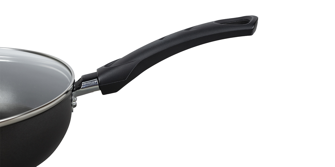 картинка Сотейник ATLAS (Атлас) Ø 24 см - 1 ручка, стеклянная крышка от торговой марки Калитва ТМ