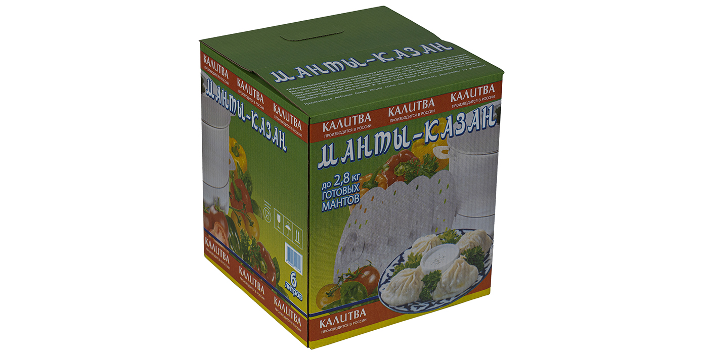 картинка Манты-казан 6,0 л. с 4-мя дисками от торговой марки Калитва ТМ