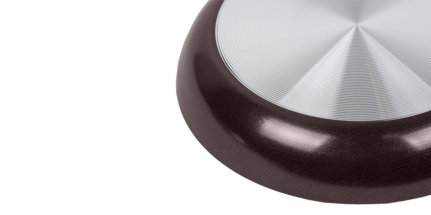 картинка Сковорода LACE (Кружево) Ø 22 см - 1 съемная ручка, стеклянная крышка от торговой марки Калитва ТМ