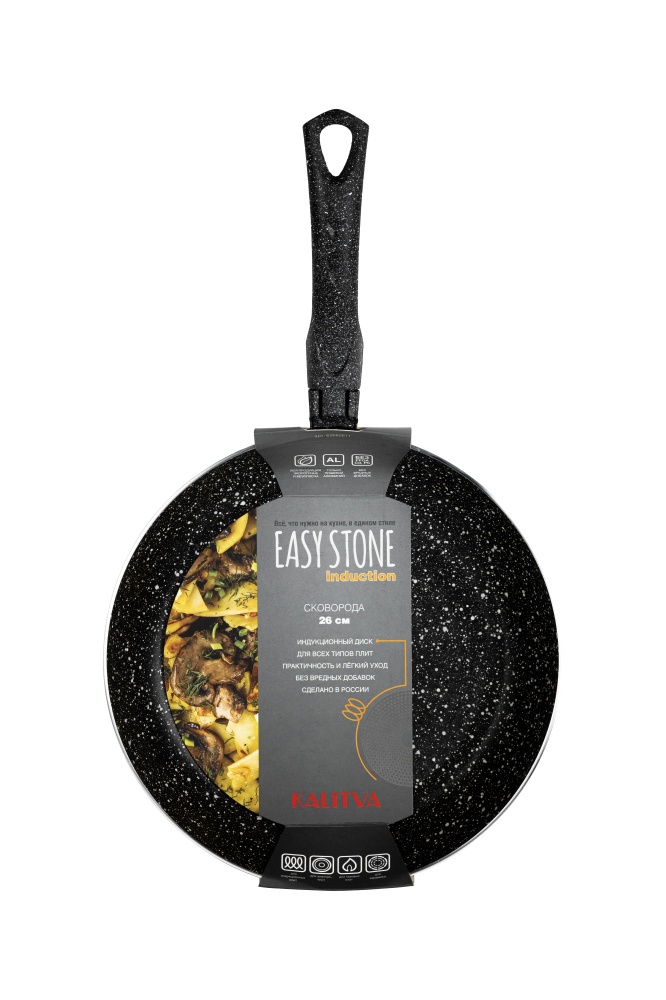 картинка Сковорода Easy Stone Induction, диаметр 26 см от торговой марки Калитва ТМ
