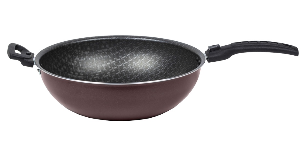 картинка Сковорода ВОК LACE (Кружево) Ø 28 см - 2 съемные ручки от торговой марки Калитва ТМ