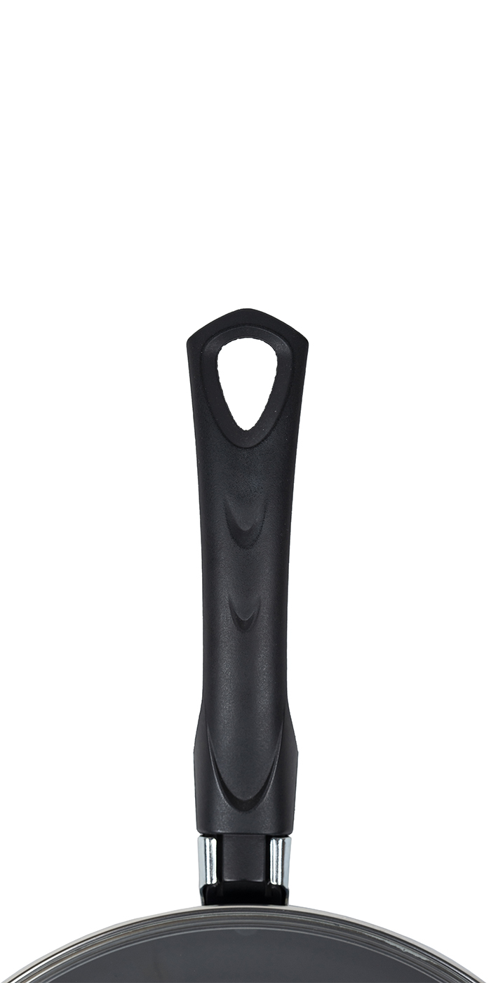 картинка Сотейник AZURE (Сатин) Ø 24 см - 1 ручка, стеклянная крышка от торговой марки Калитва ТМ