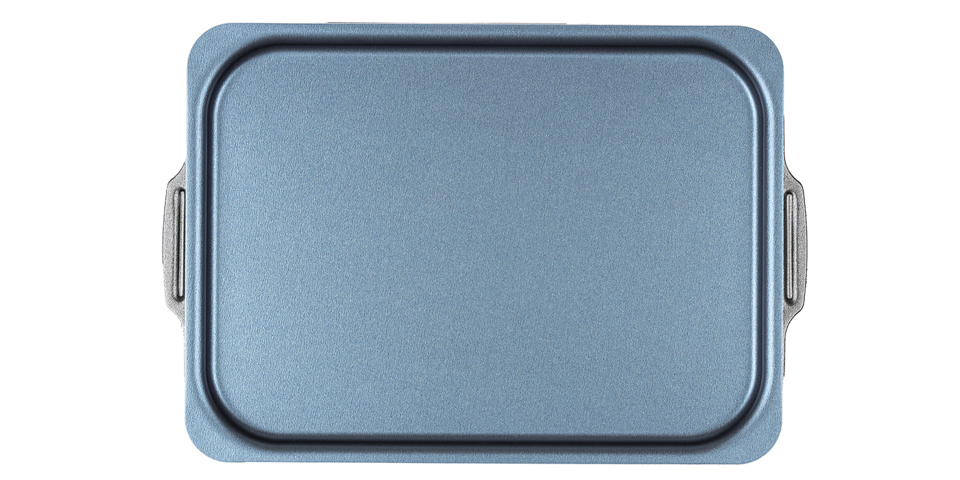 картинка Противень САТИН 230х300мм - 2 ручки, металлическая крышка от торговой марки Калитва ТМ