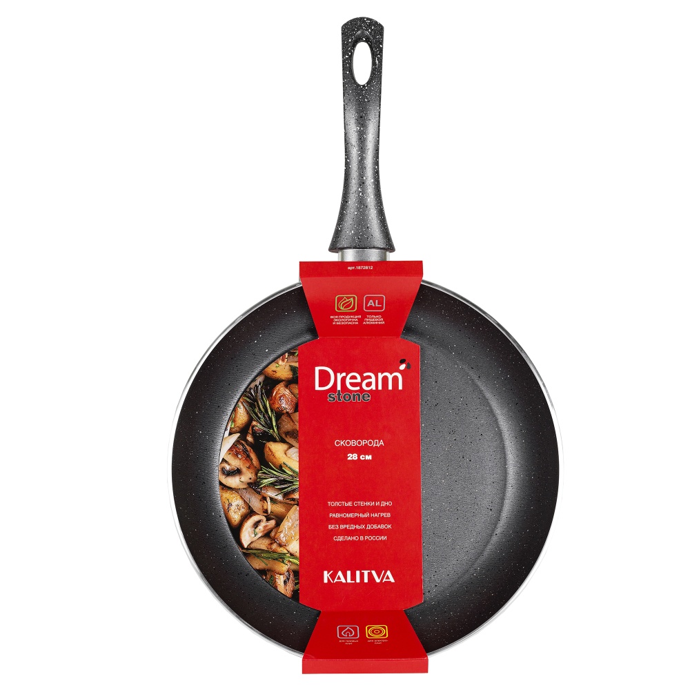 картинка Сковорода Dream Stone, диаметр 28 см от торговой марки Калитва ТМ