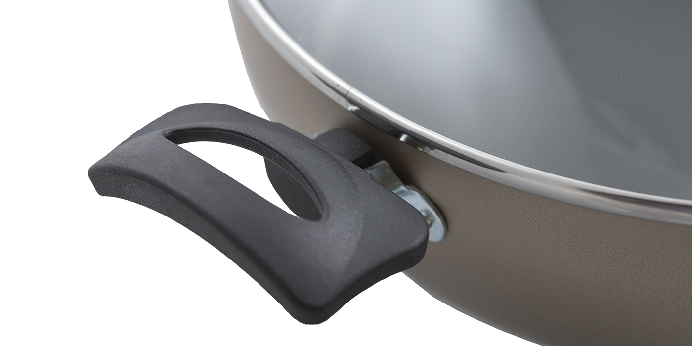 картинка Сотейник Sandy Ø 26 см - 2 ручки, стеклянная крышка от торговой марки Калитва ТМ