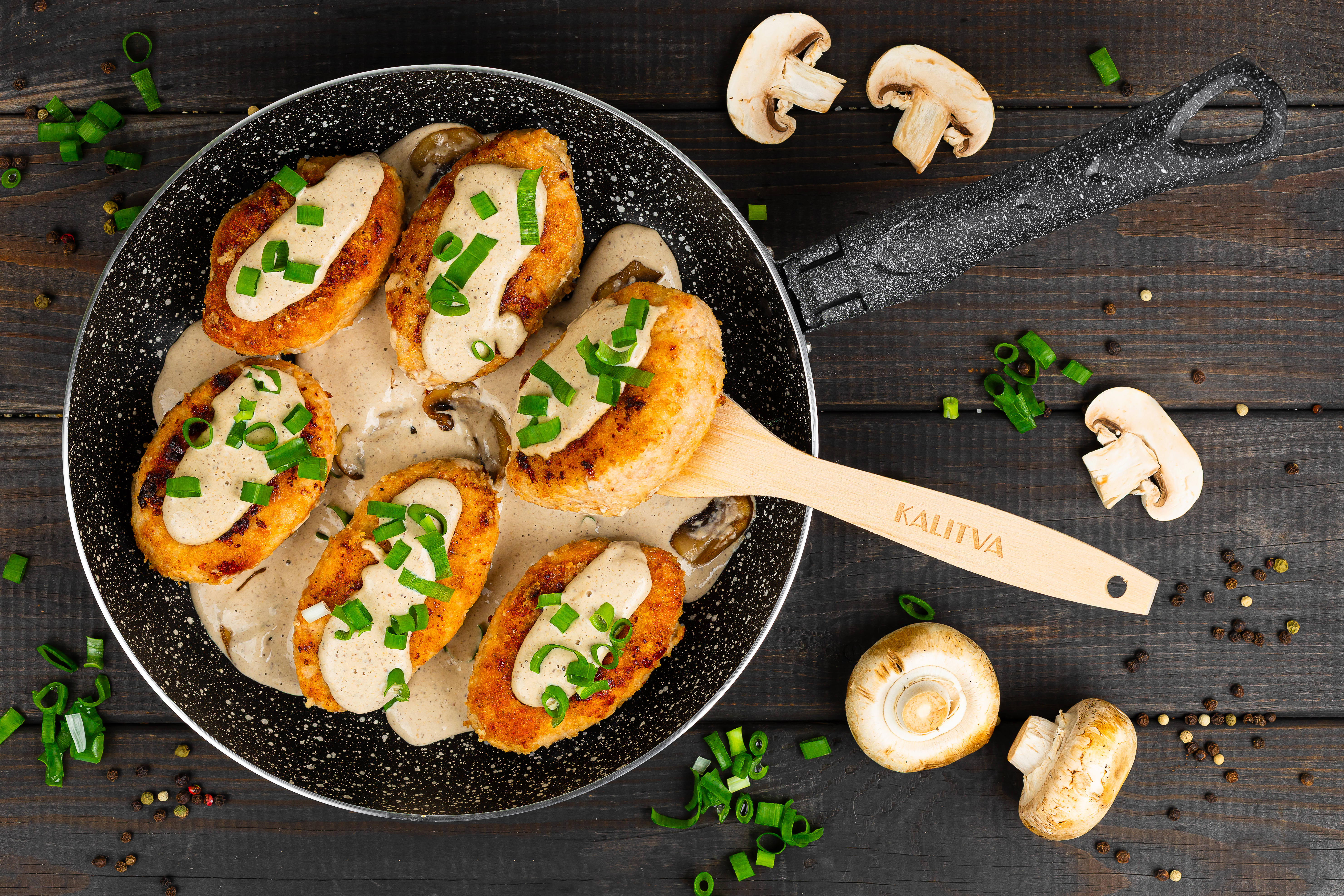 картинка Сковорода Easy Stone Induction, диаметр 26 см от торговой марки Калитва ТМ