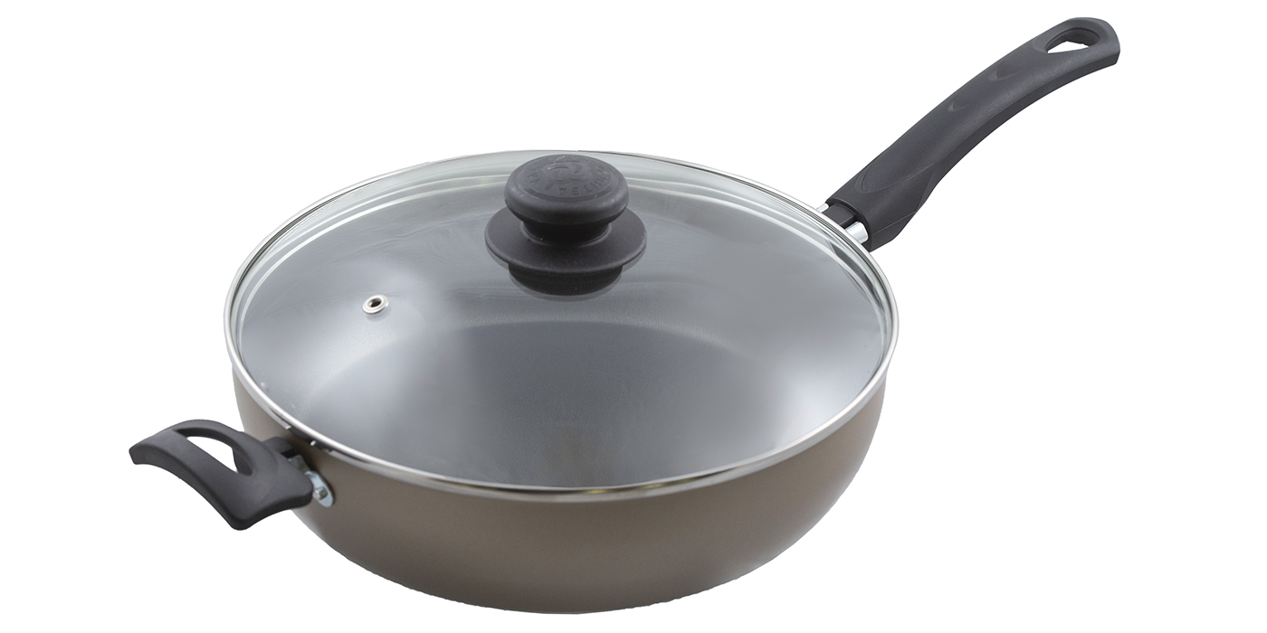 картинка Сотейник Sandy Ø 26 см - 2 ручки, стеклянная крышка от торговой марки Калитва ТМ