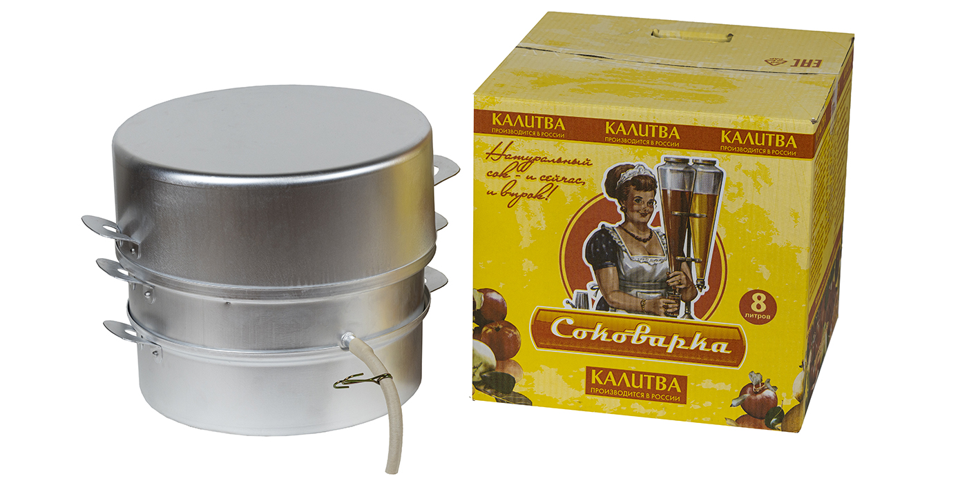 картинка Соковарка 8,0 л. от торговой марки Калитва ТМ