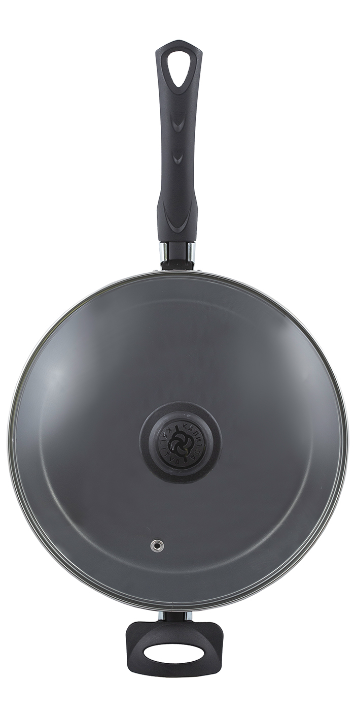 картинка Сотейник Sandy Ø 26 см - 2 ручки, стеклянная крышка от торговой марки Калитва ТМ