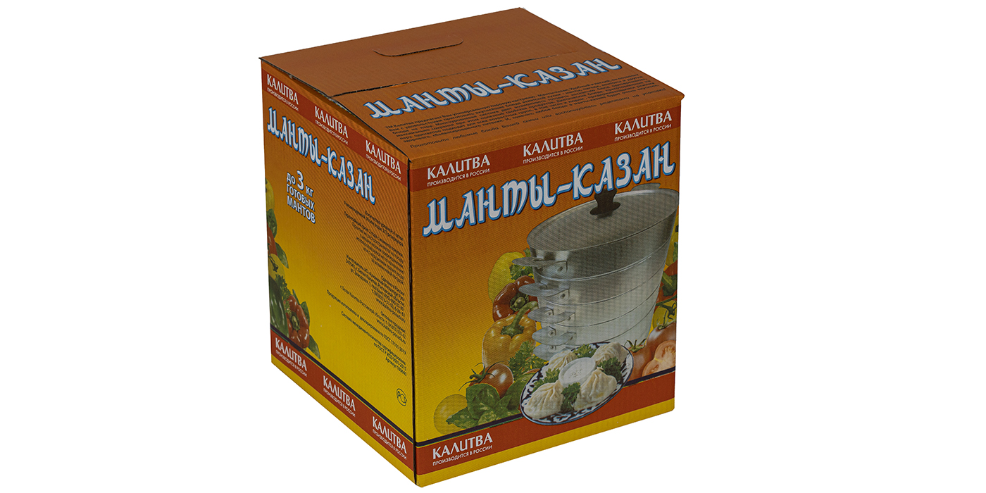 картинка Манты-казан 6,0 л. с 4-мя сетками от торговой марки Калитва ТМ