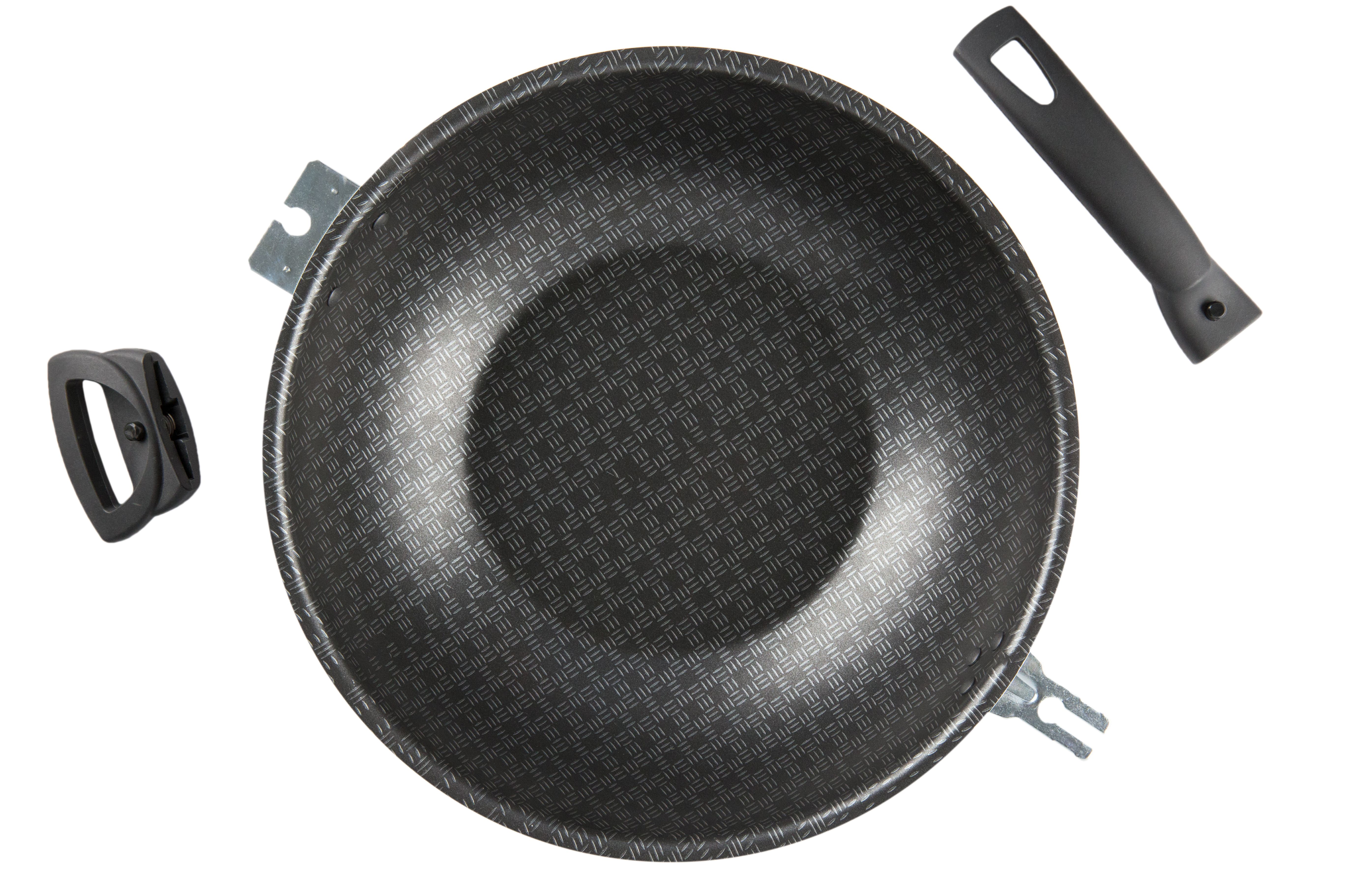 картинка Сковорода ВОК LACE (Кружево) Ø 28 см - 2 съемные ручки от торговой марки Калитва ТМ