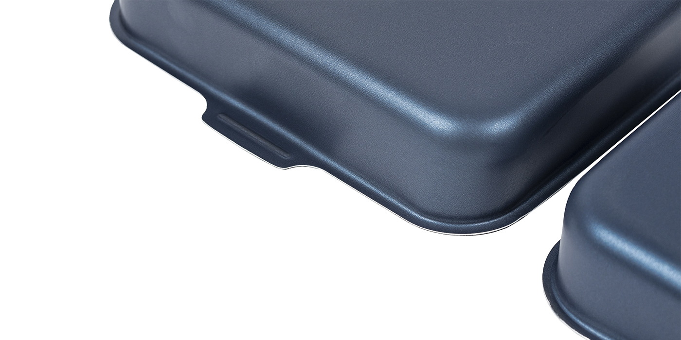 картинка Набор противней САТИН 190х250, 270х350мм - 2 ручки от торговой марки Калитва ТМ