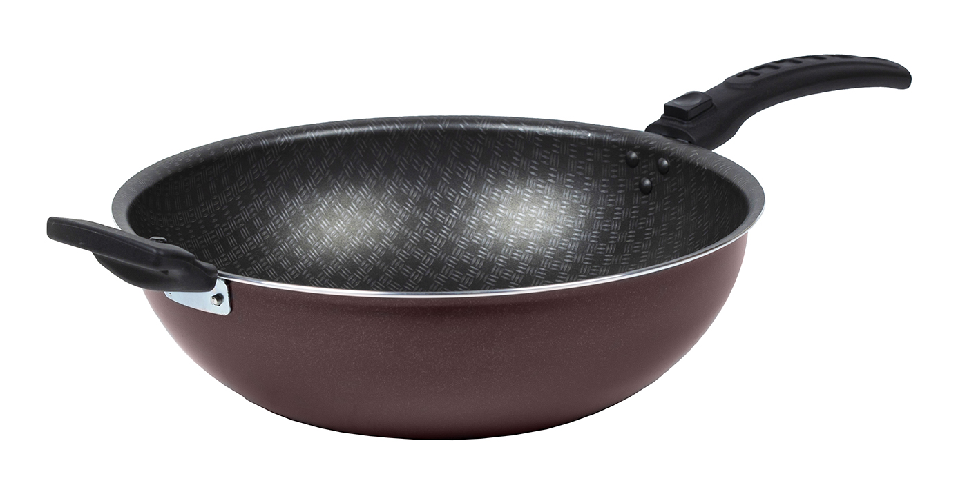 картинка Сковорода ВОК LACE (Кружево) Ø 28 см - 2 съемные ручки от торговой марки Калитва ТМ