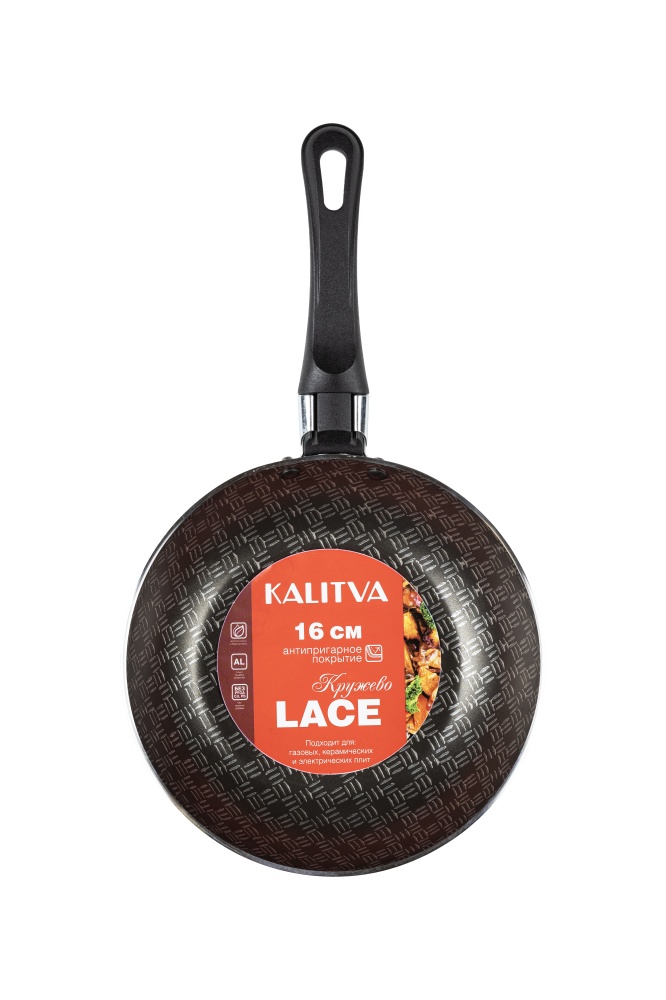 картинка Сковорода LACE (Кружево) Ø 16 см - 1  ручка от торговой марки Калитва ТМ