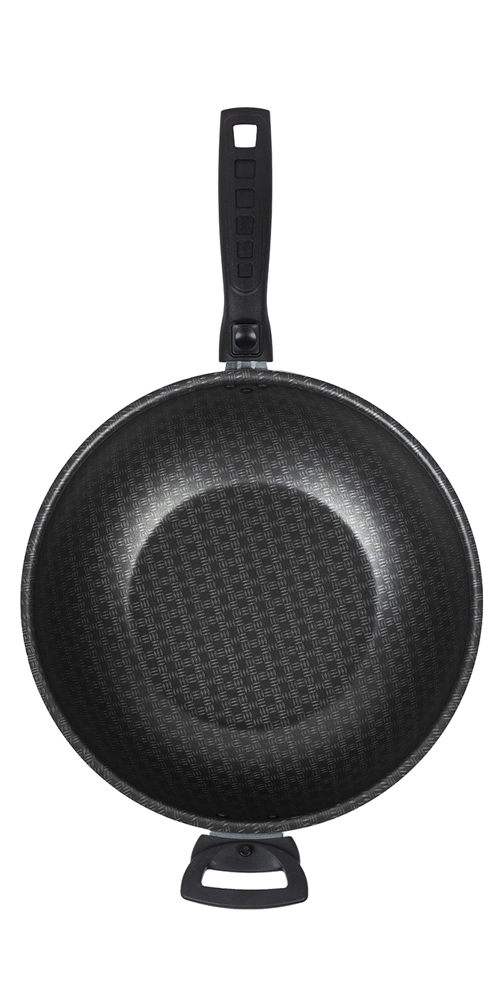 картинка Сковорода ВОК LACE (Кружево) Ø 28 см - 2 съемные ручки от торговой марки Калитва ТМ